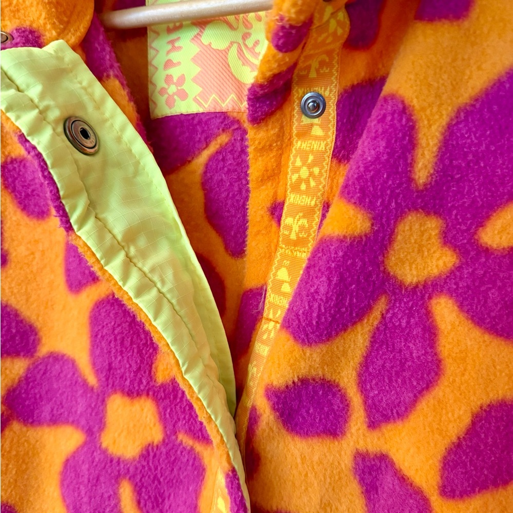Phenix Vintage 90’s Fleece Jacket with Metal Whale Snap Buttons Please Read Desc - Picture 4 of 14